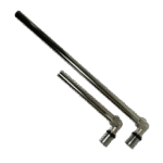 BASTION 16X15MM RADIATOR ELBOW C/W CHROME PIPE