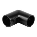 Aquaflow 90 Degree Bend 21.5mm Black