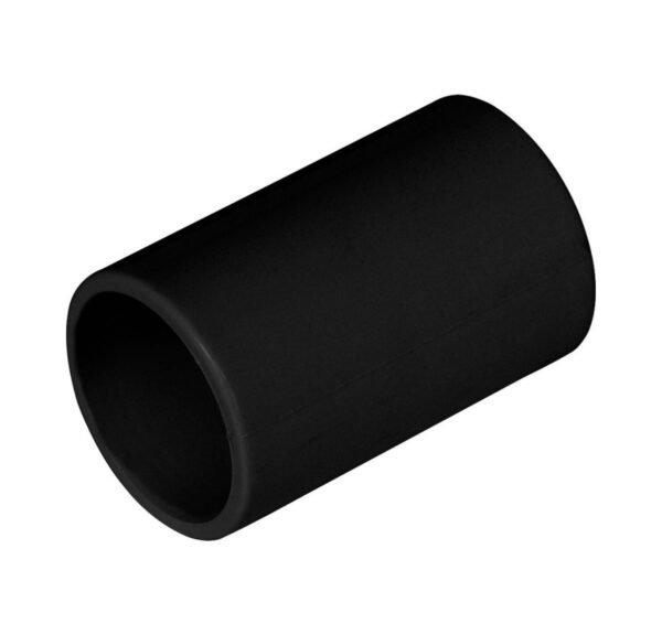 Overflow Straight Coupling 21.5mm Black